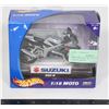 Image 1 : HOT WHEELS - SUZUKI GSX-R - 1:18 SCALE MODEL