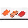 Image 1 : LOT OF THREE ORANGE MATCHBOX TOY CARS