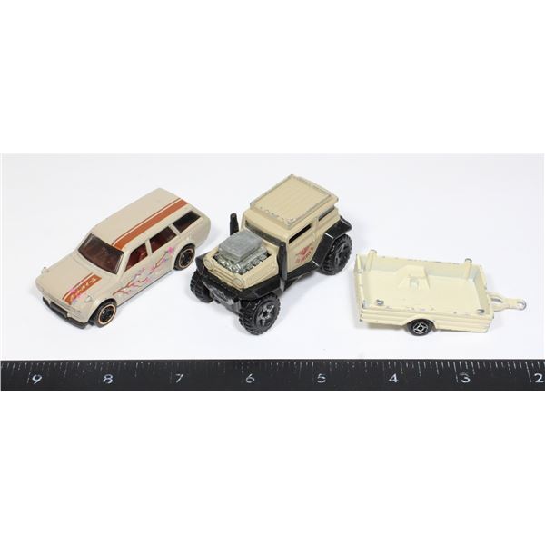 LOT OF THREE HOT WHEELS CARS