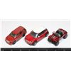Image 1 : LOT OF THREE METAL RED MAISTO TOY CARS