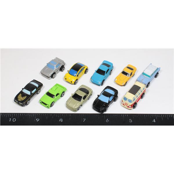 LOT OF 10 ASSORTED 1980S ERA MICROMACHINES