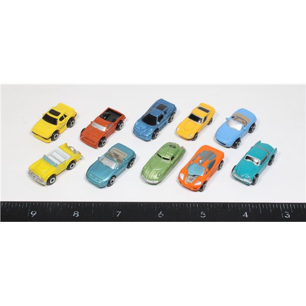 LOT OF 10 ASSORTED 1980S ERA MICROMACHINES