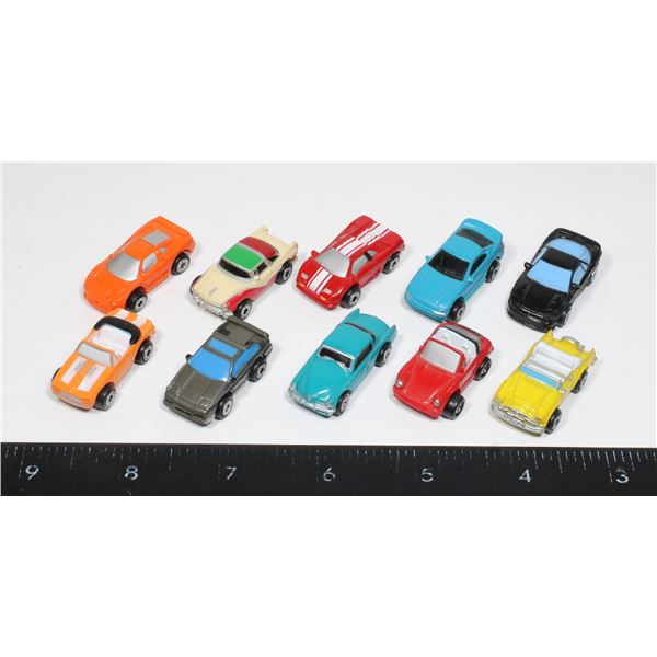LOT OF 10 ASSORTED 1980S ERA MICROMACHINES
