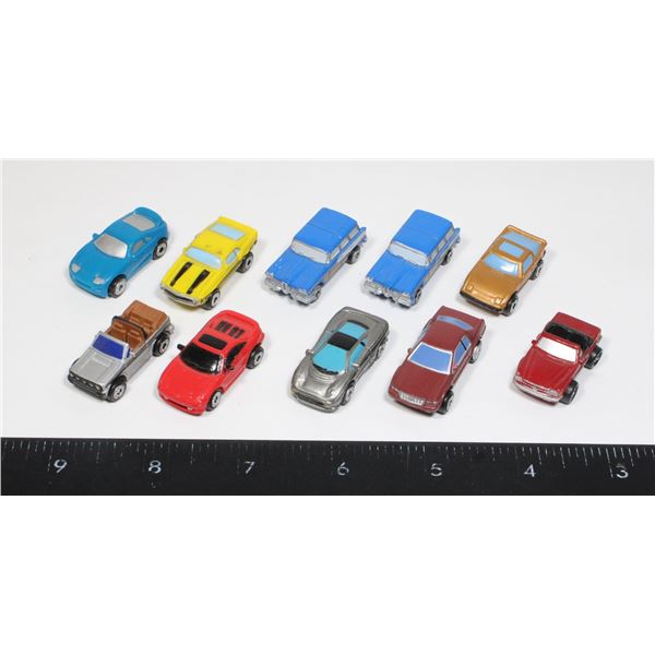 LOT OF 10 ASSORTED 1980S ERA MICROMACHINES