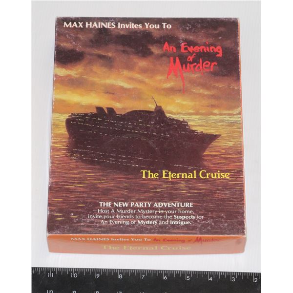 VINTAGE AN EVENING OF MURDER PARTY ADVENTURE GAME