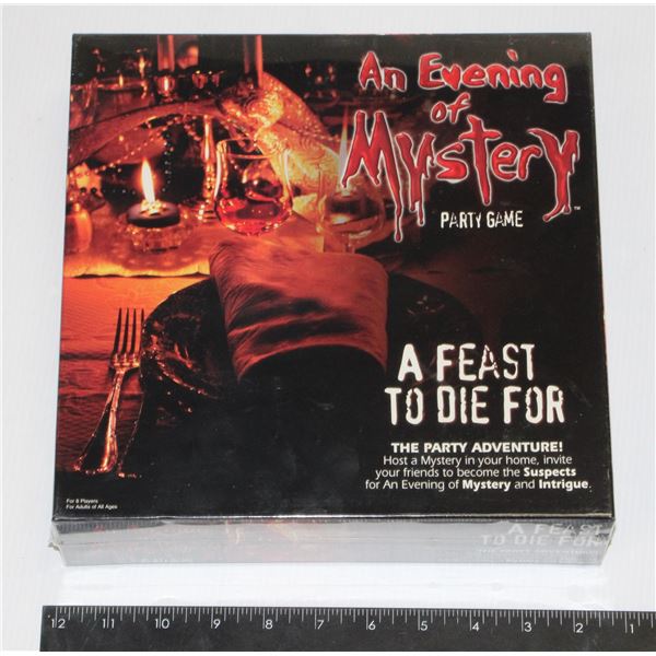 NEW EVENING OF MYSTERY A FEAST TO DIE FOR