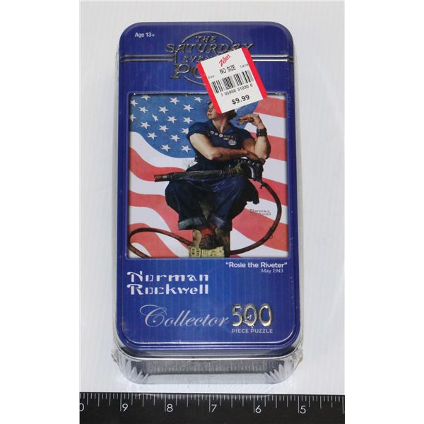 NORMAL ROCKWELL ROSIE THE RIVETER PUZZLE UNOPENED