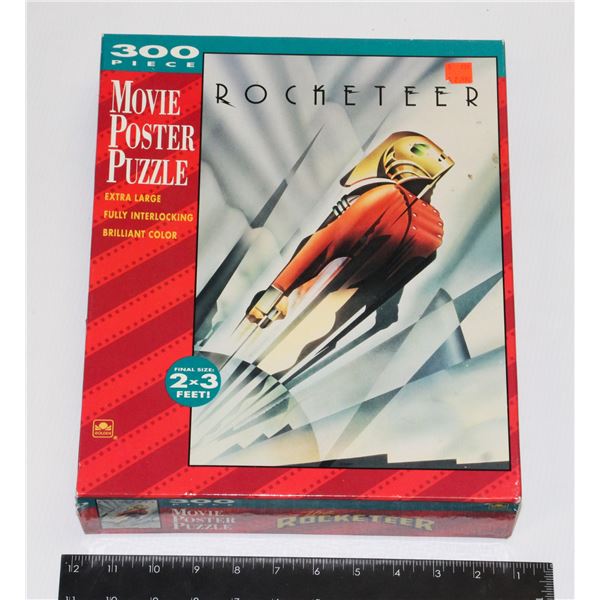 ROCKETEER PUZZLE UNOPENED 2'X'3' WHEN BUILT