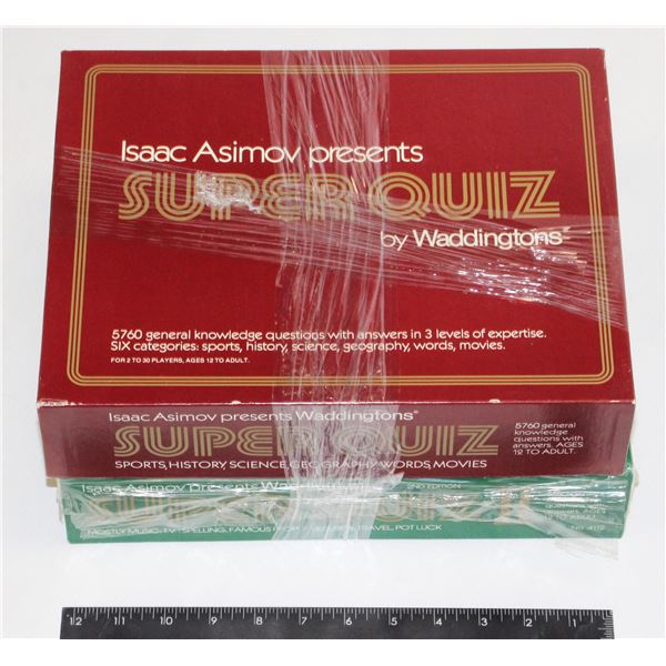 ISAAC ASIMOV SUPER QUIZ AND SUPER QUIZ 2
