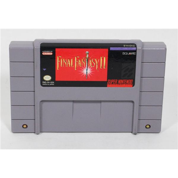 SUPER NINTENDO SNES GAME FINAL FANTASY II