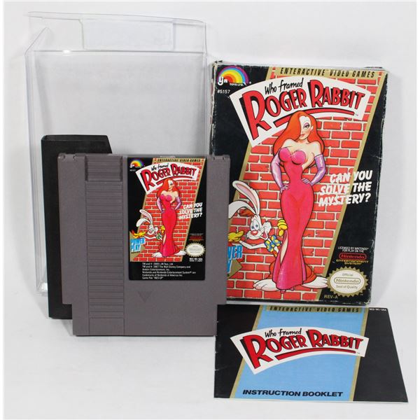 NINTENDO NES GAME WHO FRAMED ROGER RABBIT