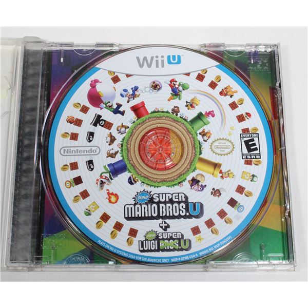 WII U NEW SUPER MARIO BROS U + NEW SUPER LUIGI U