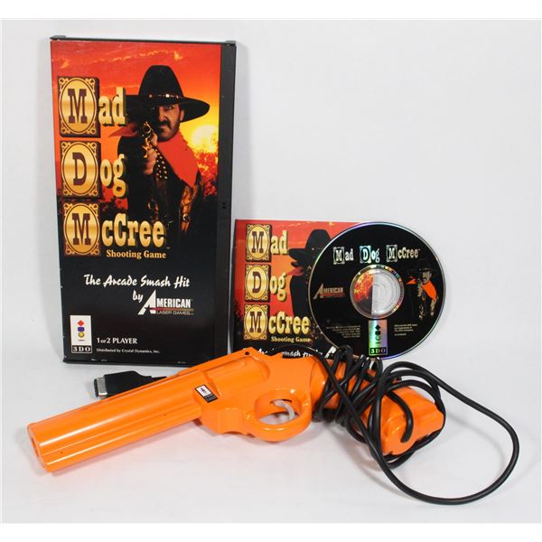 3DO AMERICAN GAME GUN LIGHT GUN W/ GAME
