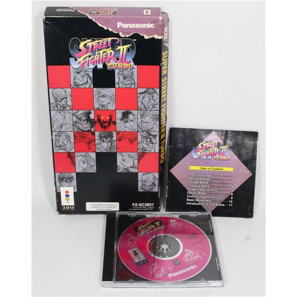 PANASONIC 3DO GAME STREET FIGHTER II TURBO
