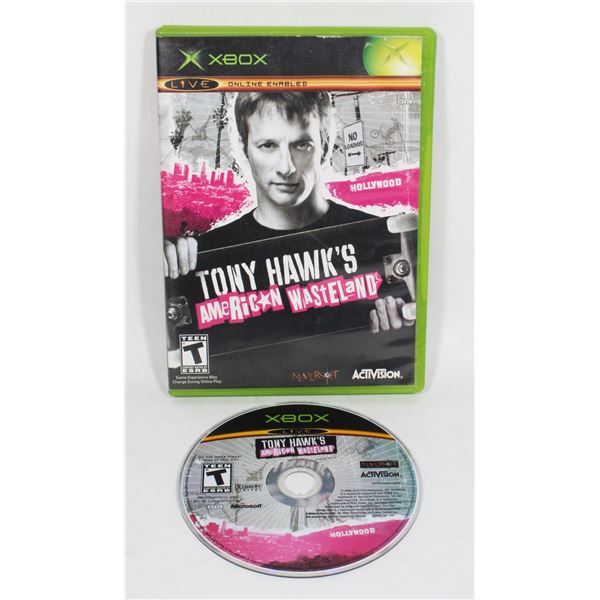 XBOX TONY HAWK'S AMERICAN WASTELAND