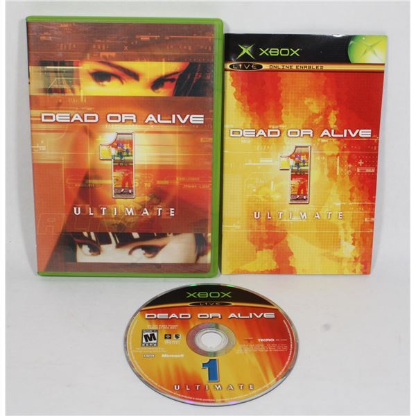 XBOX DEAD OR ALIVE 1
