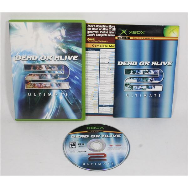 XBOX DEAD OR ALIVE 2