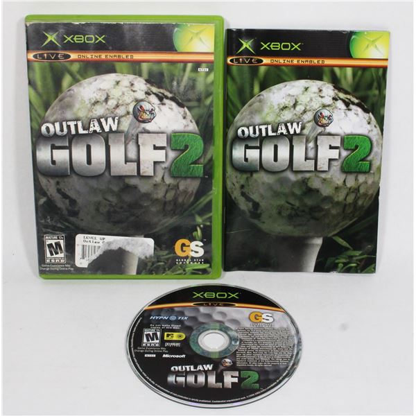 XBOX OUTLAW GOLF 2