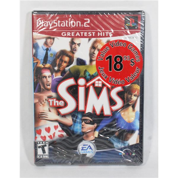 NEW SEALED: PLAYSTATION 2 THE SIMS GAME