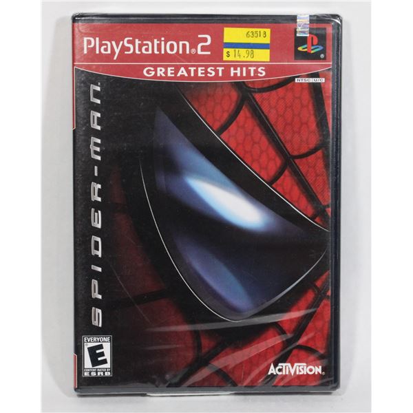 NEW SEALED: PLAYSTATION 2 SPIDER-MAN GAME