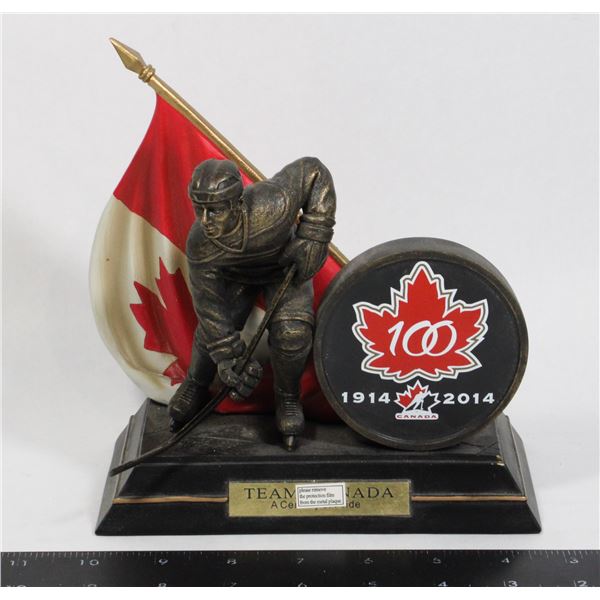 1914-2014 TEAM CANADA CENTENNIAL BRONZE STATUE