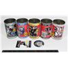 Image 1 : 5 PINNACLE HOCKEY CARD TINS