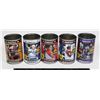 Image 1 : 5 PINNACLE HOCKEY CARD TINS