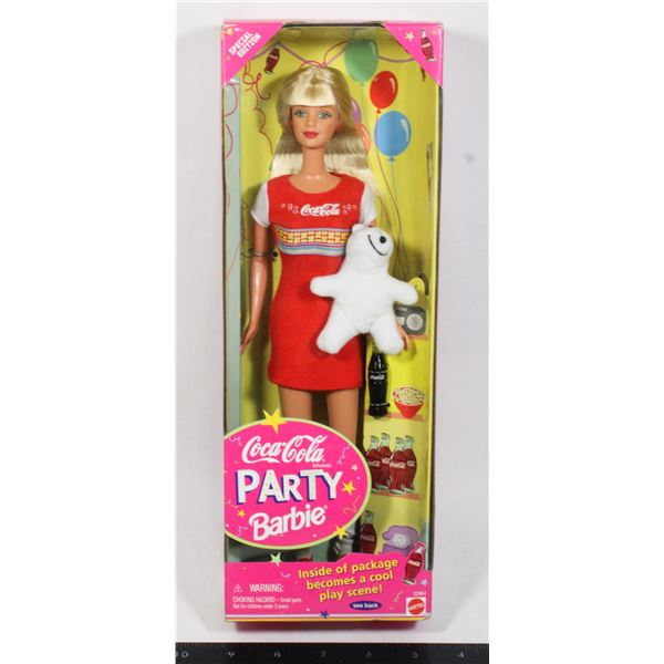 1998 MATTEL COCA COLA PARTY BARBIE