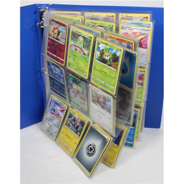 BINDER WITH 10 PAGES OF POKEMON CARDS VARIOUS