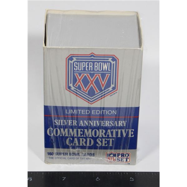 LIMITED EDITION SUPER BOWL XXV COMMEMORATIVE CARDS