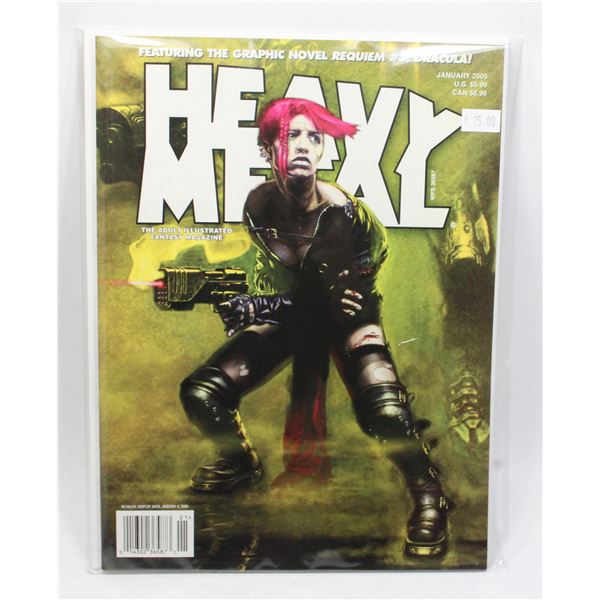 HEAVY METAL MAGAZINE JANUARY 2005
