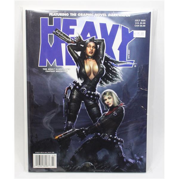 HEAVY METAL MAGAZINE JULY 2005