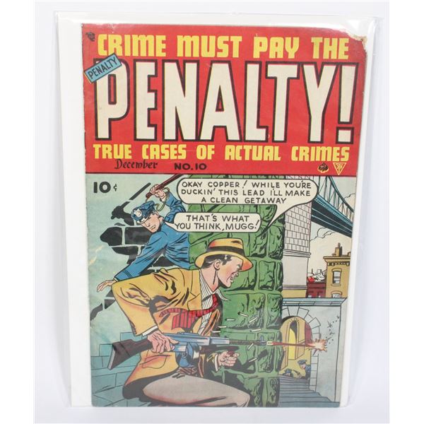 ACE MAGAZINES CRIME MUST PAY THE PENALTY #10