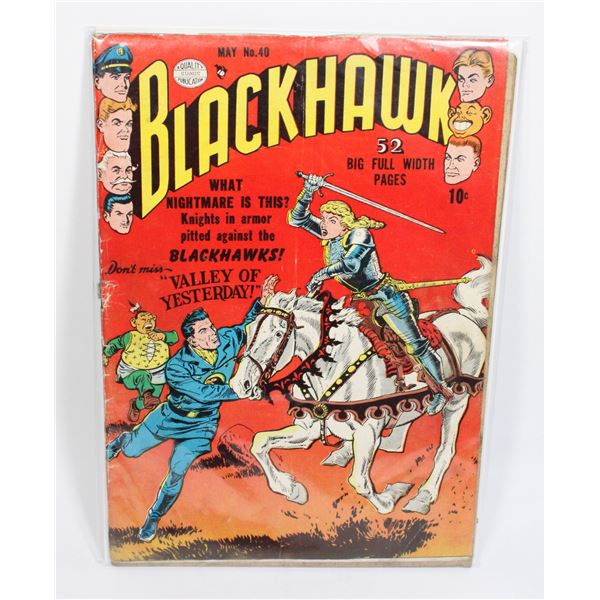 QUALITY COMICS BLACKHAWK #40 (1944) (10 CENT