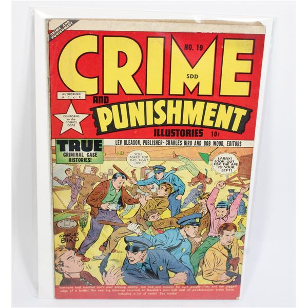 LEV GLEASON PUBLICATIONS CRIME & PUNISHMENT #19