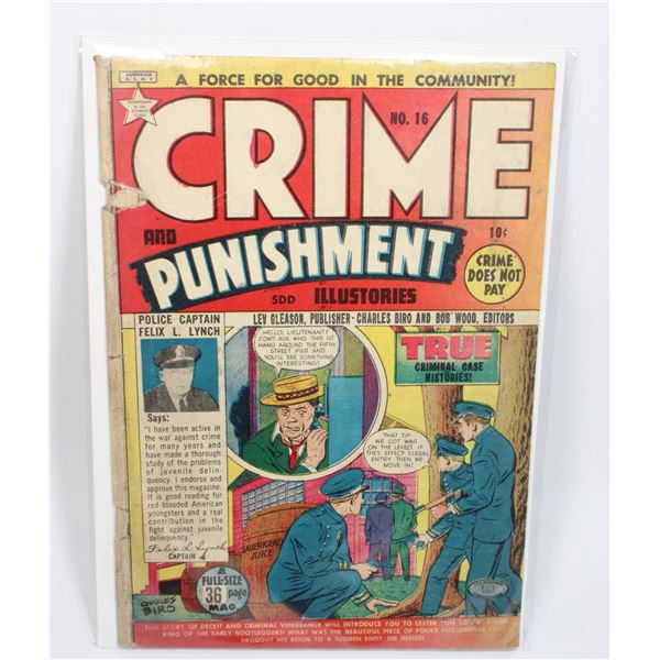 LEV GLEASON PUBLICATIONS CRIME & PUNISHMENT #16