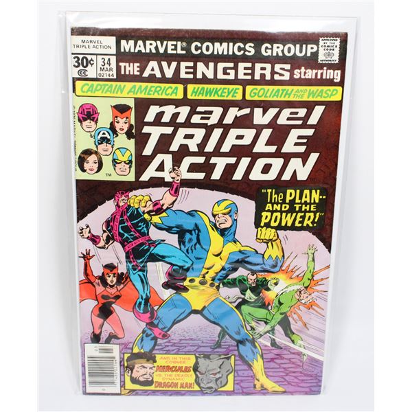 MARVEL TRIPLE ACTION #34 (1977)