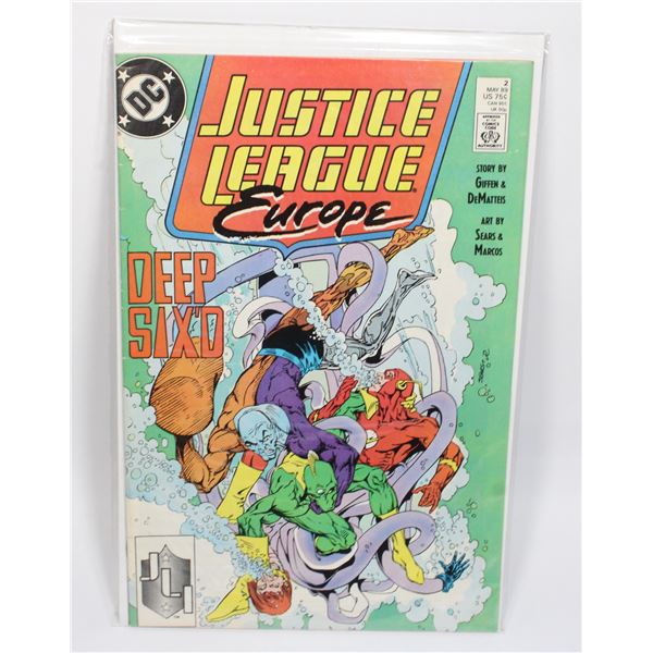 DC JUSTICE LEAGUE EUROPE #2 (1989)