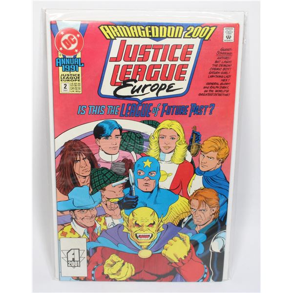 DC JUSTICE LEAGUE EUROPE ANNUAL #2 (1991)