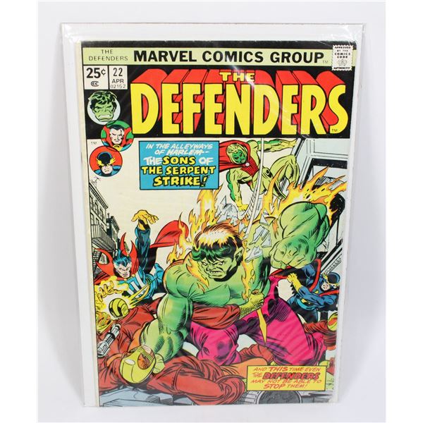 MARVEL THE DEFENDERS #22 (1975)