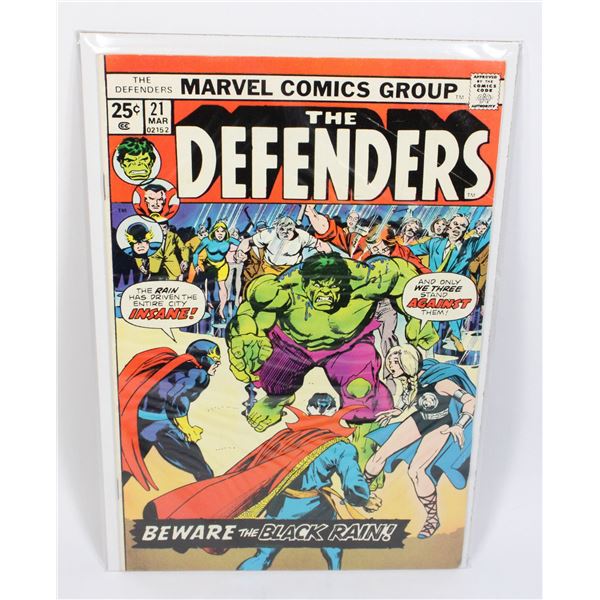 MARVEL THE DEFENDERS #21 (1974)