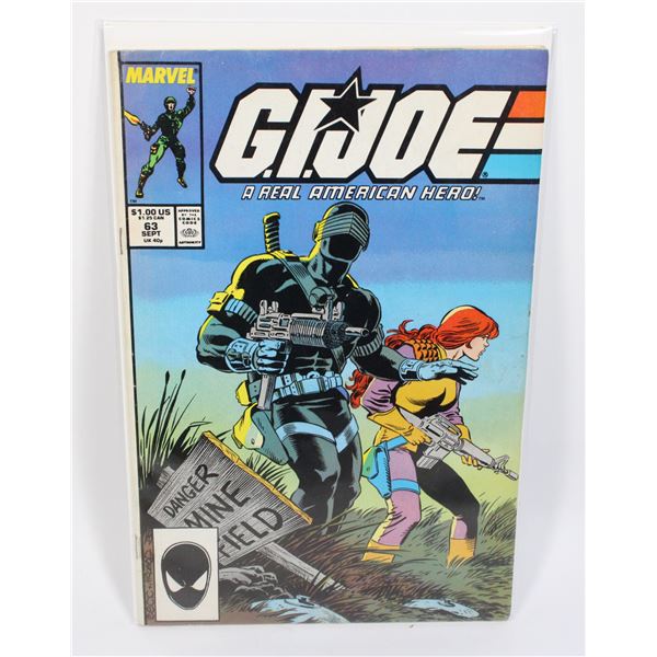 MARVEL G.I. JOE A REAL AMERICAN HERO #63 (1987)