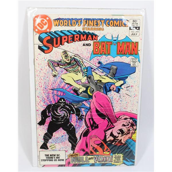 DC WORLD’S FINEST COMICS #293 (1983)