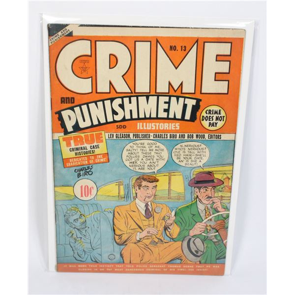 LEV GLEASON PUBLICATIONS CRIME & PUNISHMENT #13