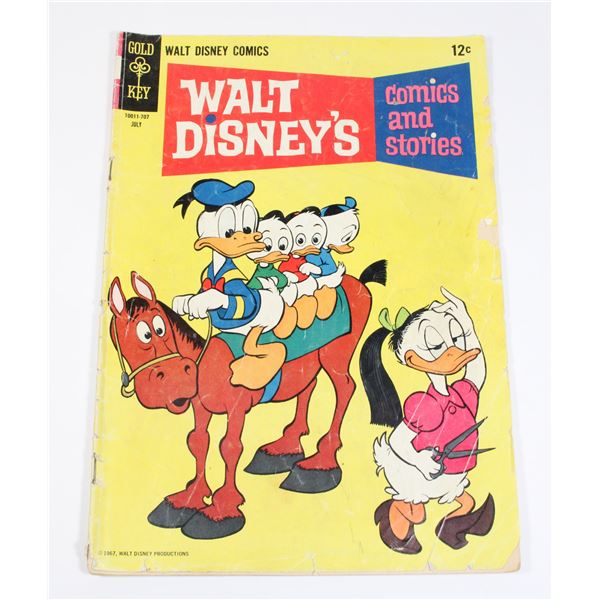 GOLD KEY DISNEY COMICS AND STORIES ISSUE NO.27