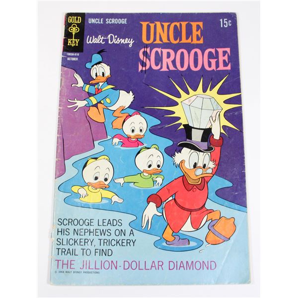 GOLD KEY DISNEY UNCLE SCROOGE ISSUE NO.77