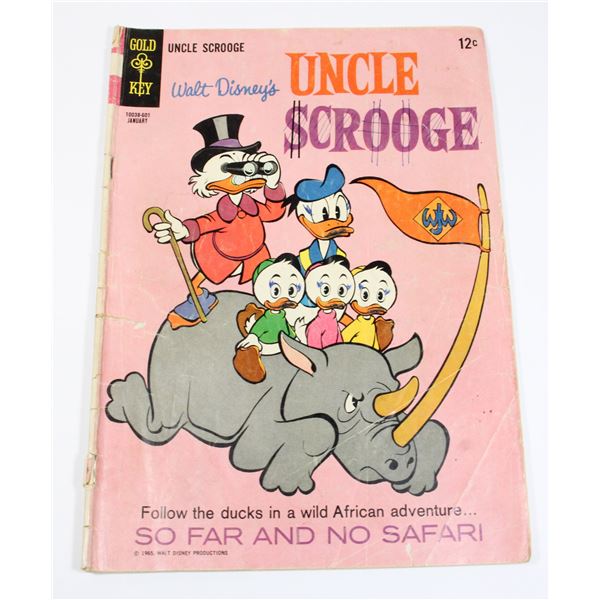 GOLD KEY DISNEY UNCLE SCROOGE ISSUE NO.61