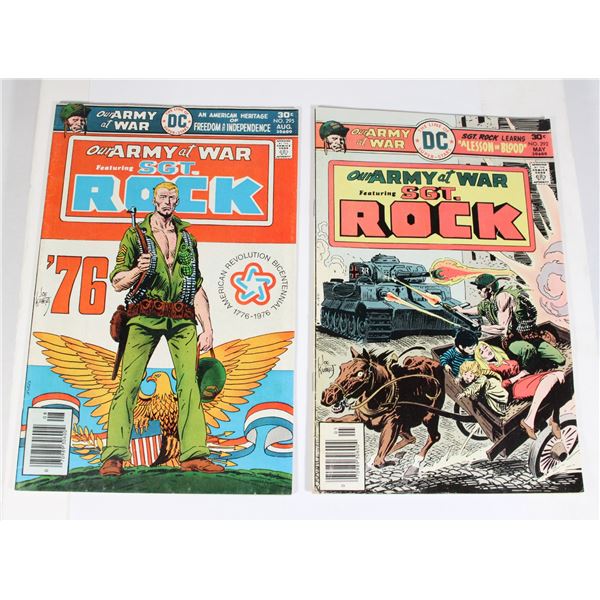 DC SGT. ROCK ISSUE NO.292 &295