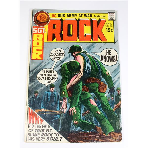 DC SGT. ROCK ISSUE NO.231