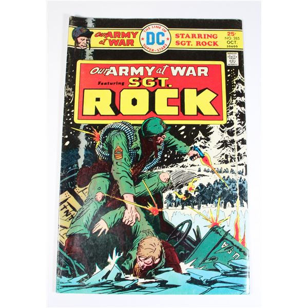DC SGT. ROCK ISSUE NO.285